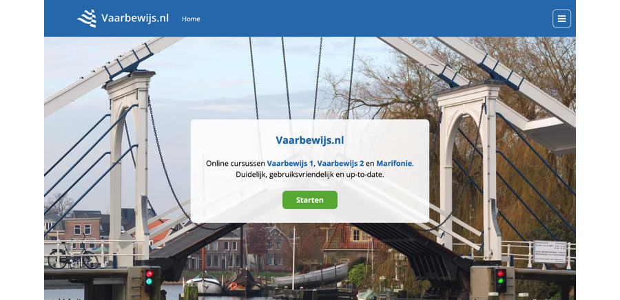 Webapplicatie Vaarbewijs.nl