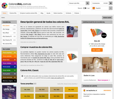 ColoresRAL.com.es