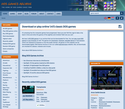 DOS Games Archive